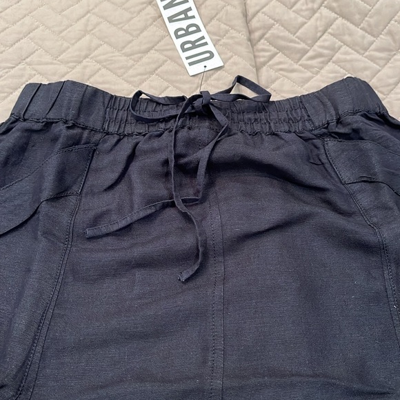 Urban Outfitters Black Beach Day Linen Maxi Skirt/NWT/XS - Picture 8 of 14